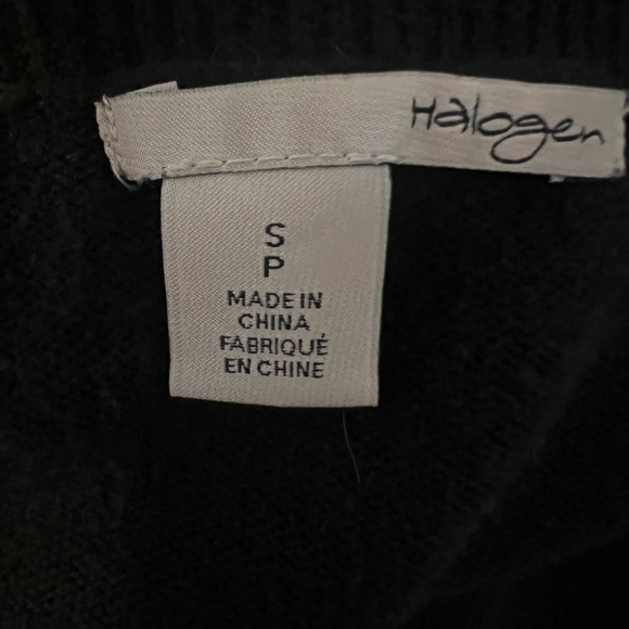 Halogen Sequined Horse Sweater / Black / Size: Small - Picture 5 of 8